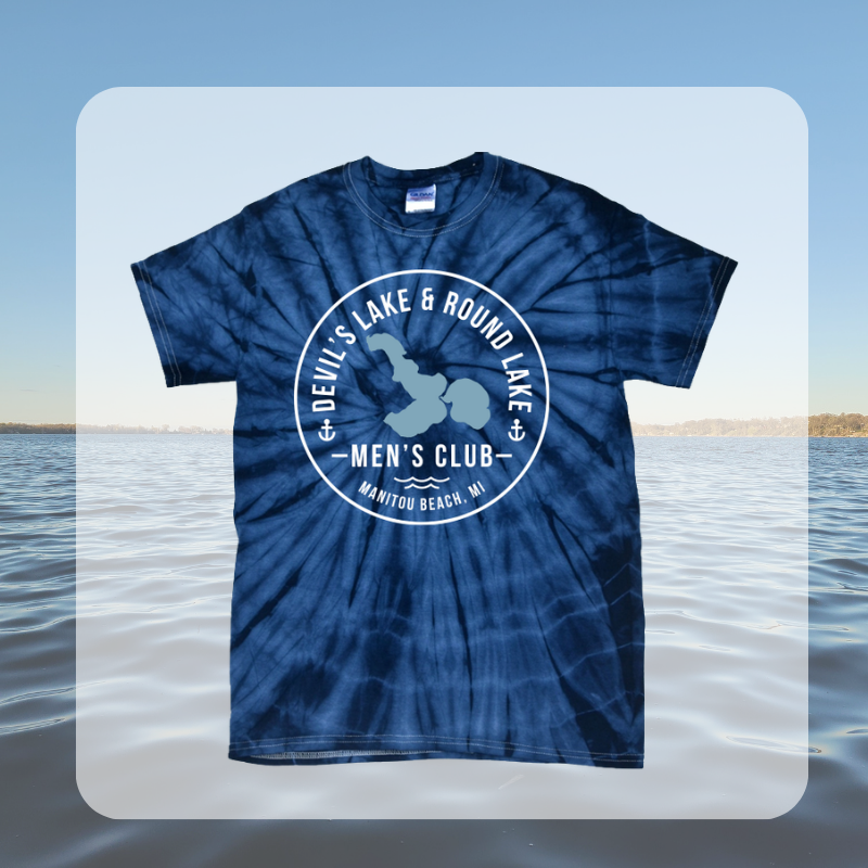 Devil’s Lake & Round Lake Men’s Club Tie Dye Classic Tee