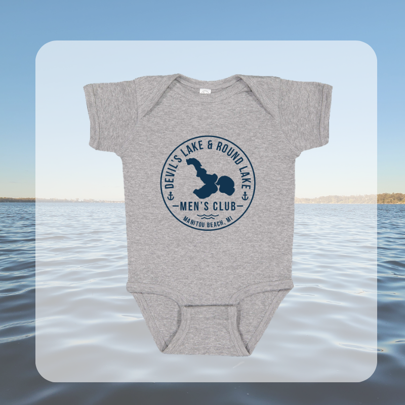 Devil’s Lake & Round Lake Men’s Club Classic Short Infant Onesie