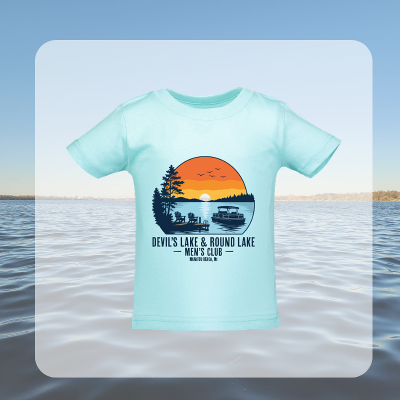 Devil’s Lake & Round Lake Men’s Club Tropical Toddler Tee