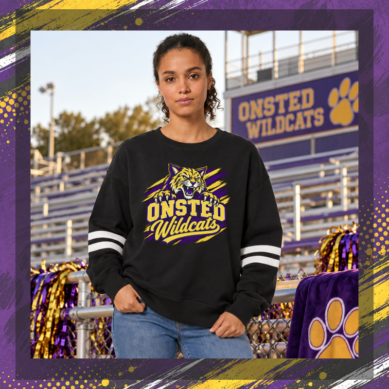 Onsted Wildcats Varsity Crewneck