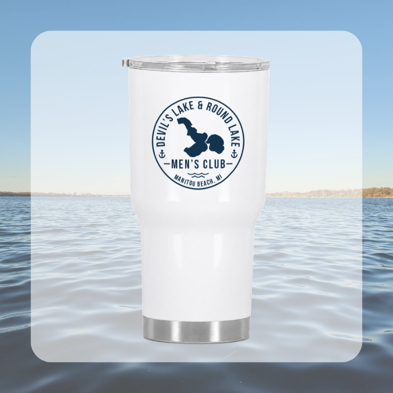 Devils Lake & Round Lake Men’s Club 30 oz Tumbler