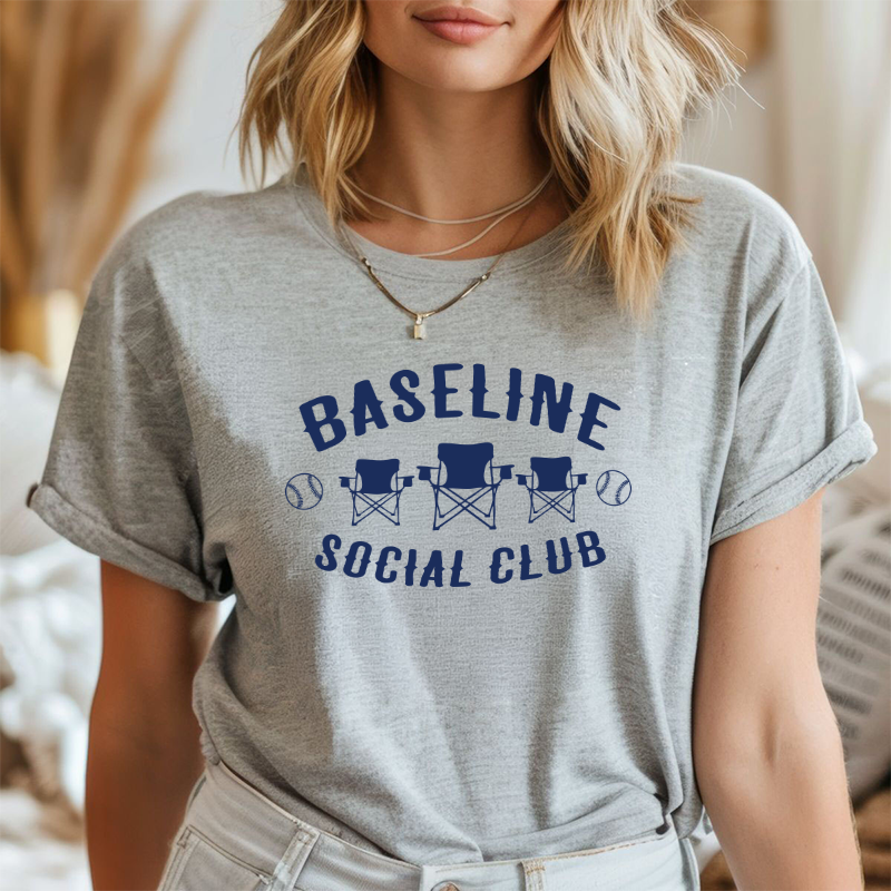 Baseball Collection - Baseline Social Club Tee ⚾