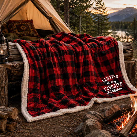 Custom Buffalo Plaid Blanket