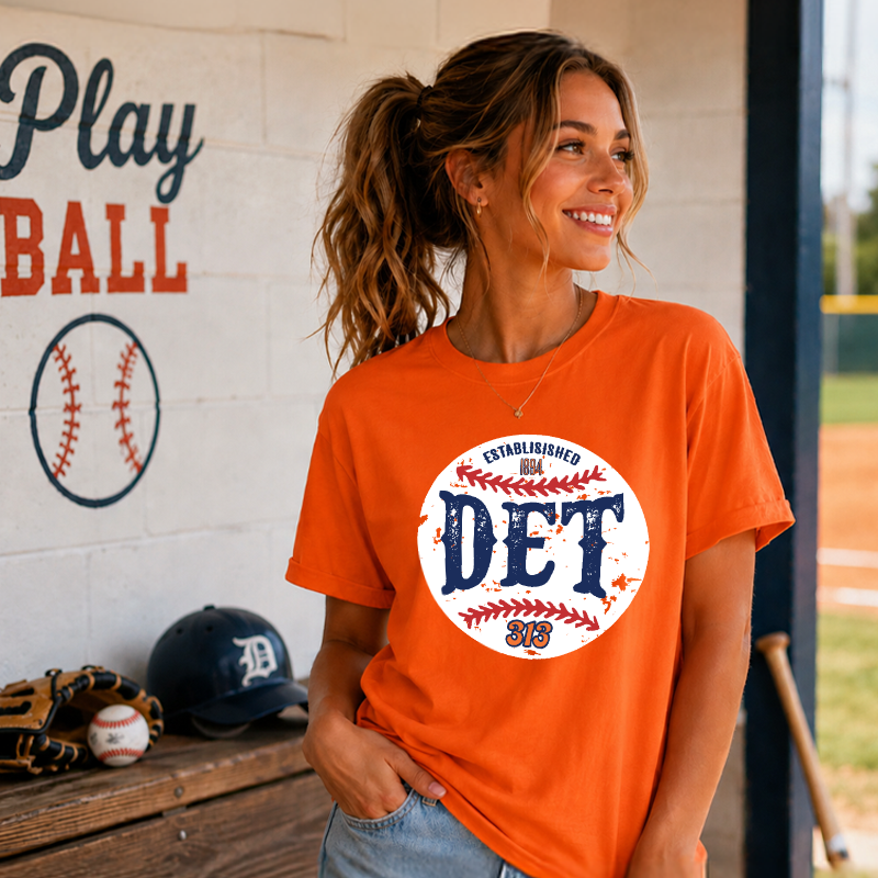 DET Baseball Tee