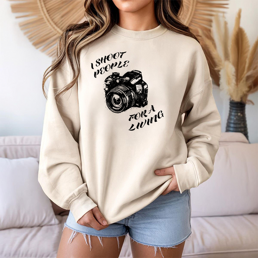 I Shoot People For A Living - Crewneck