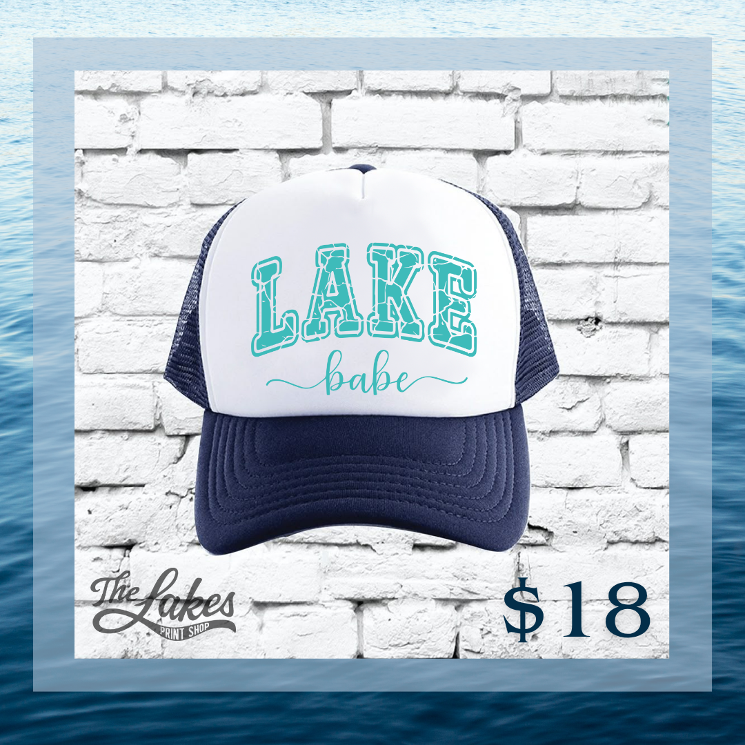 Lake Babe Foam Trucker Hat