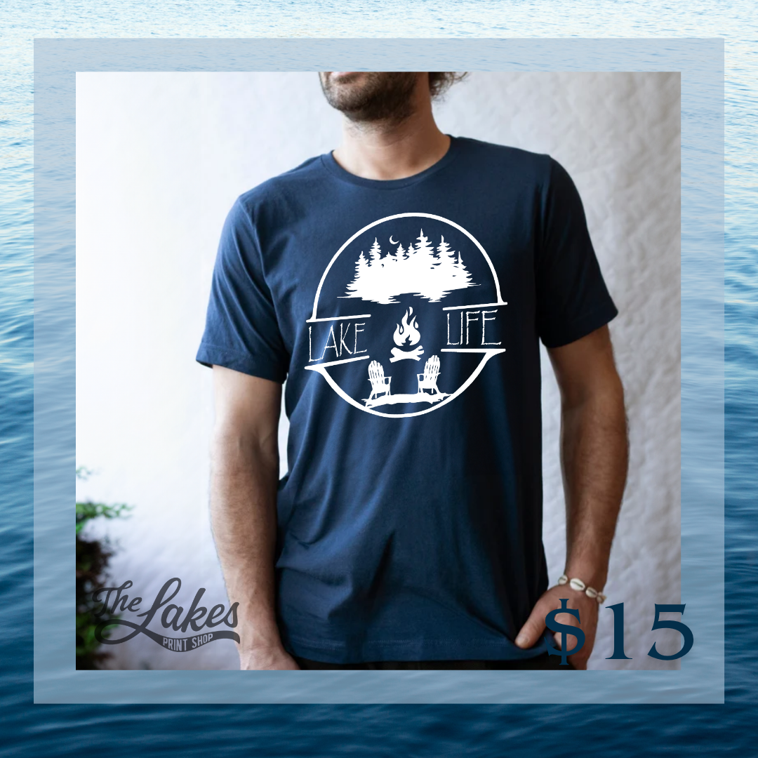 Lake Life Bonfire Tee