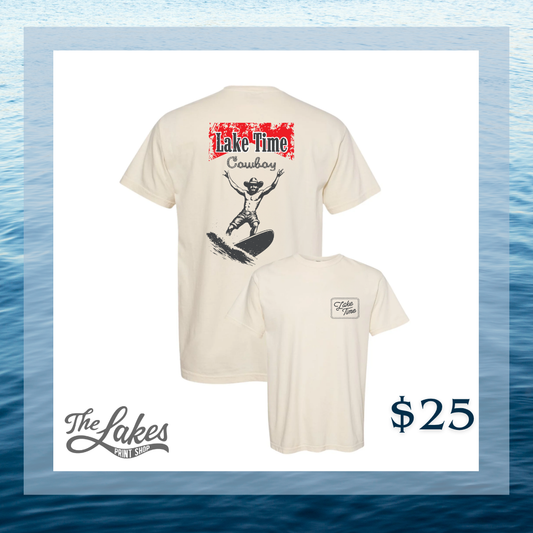 Lake Time Cowboy Tee