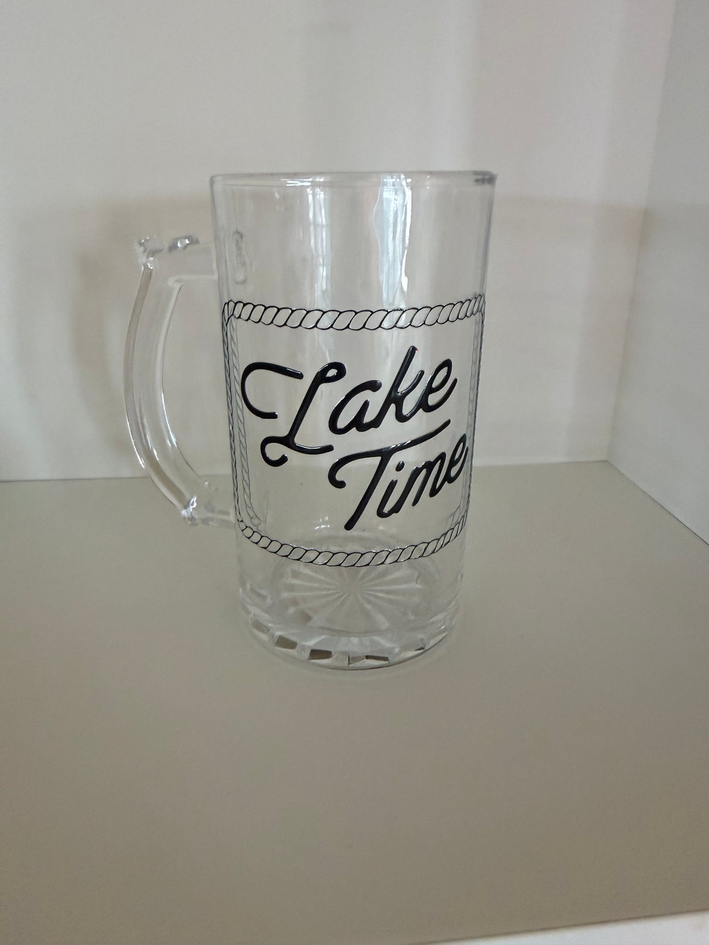 Lake Time Glass Mug