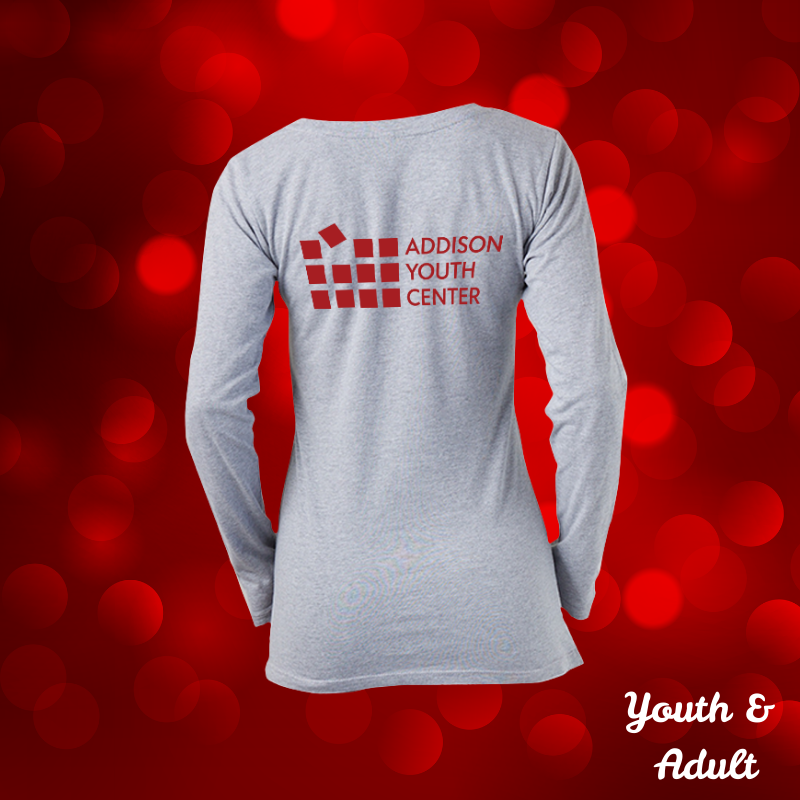 Addison Youth Center V-Neck Long Sleeve