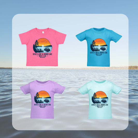 Devil’s Lake & Round Lake Men’s Club Tropical Toddler Tee