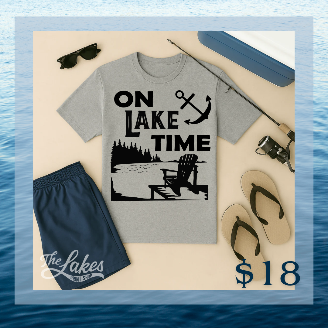 On Lake Time Tee