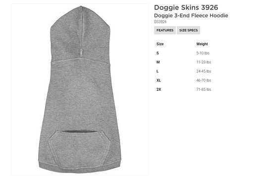 A Cup of Coffee & A Walk in the Woods – Dog Hoodie