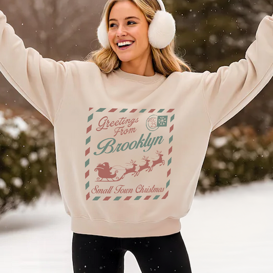 Greetings from Brooklyn – Small Town Christmas Crewneck