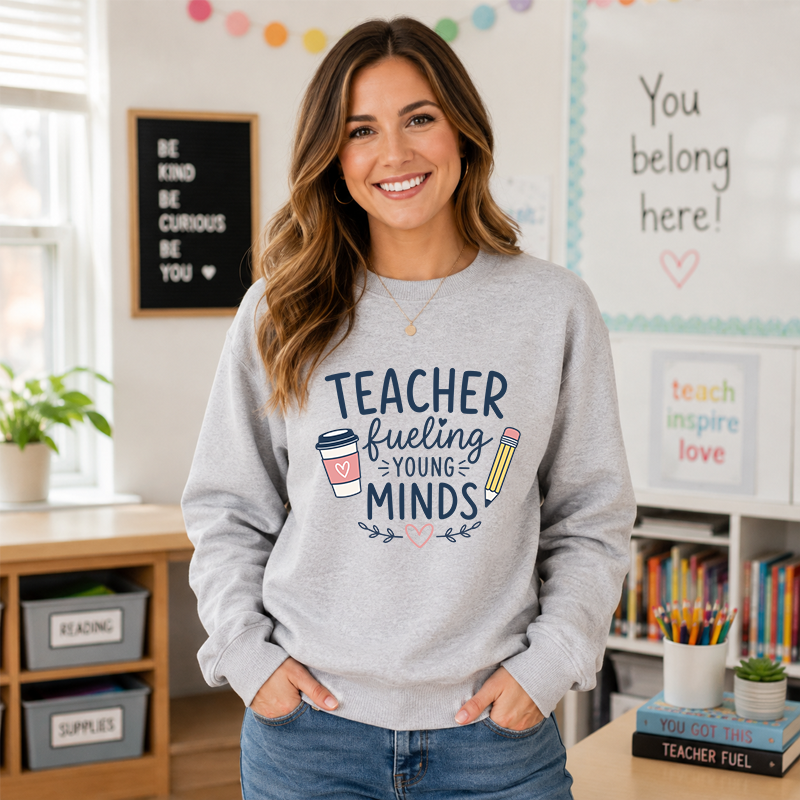 Teacher Fueling Young Minds Design