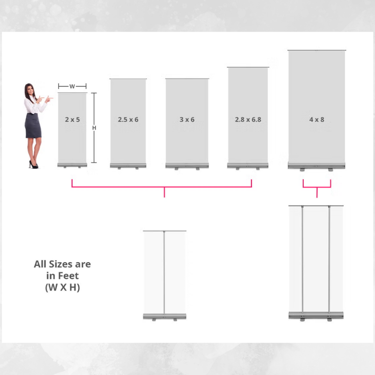 Retractable Roll Up Banner Stand