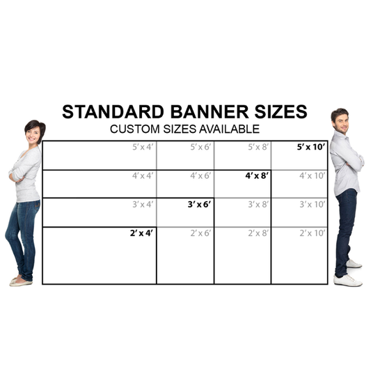 Vinyl Banners - SINGLE SIDED - Mesh