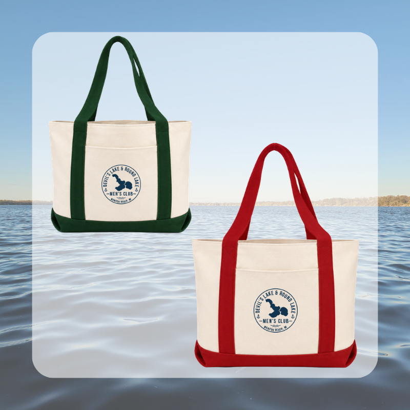 Devils Lake & Round Lake Men’s Club Tote Bag