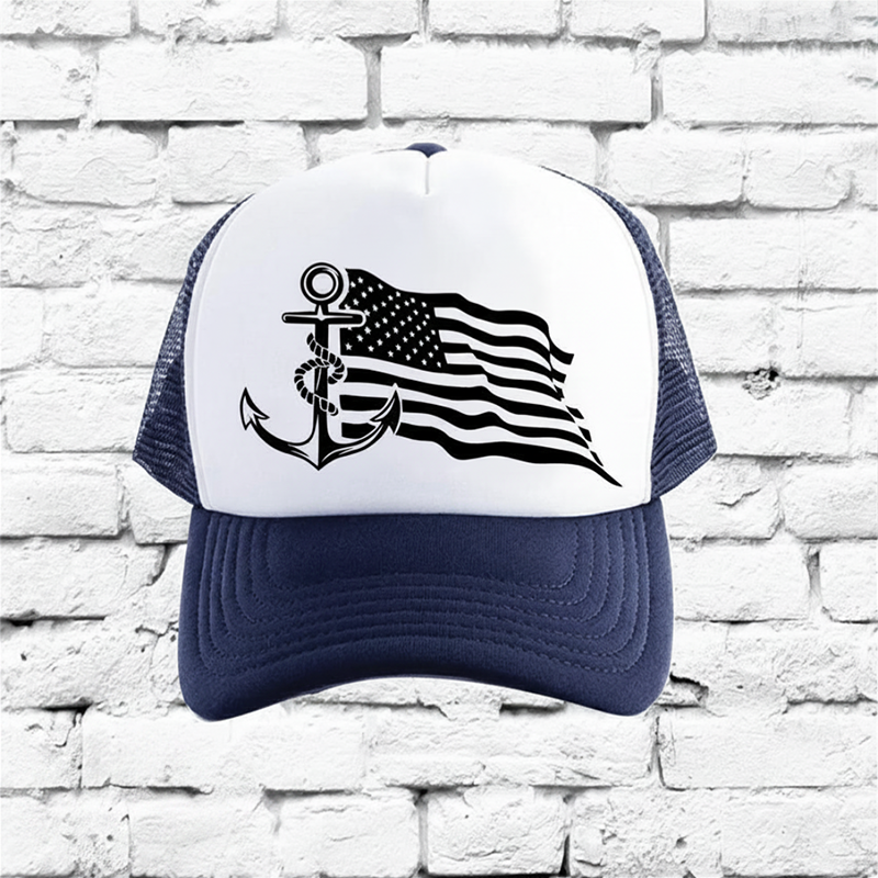 Anchor Flag Foam Trucker Hat