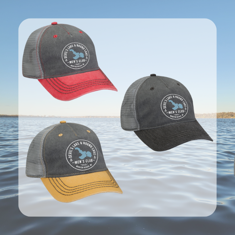 Devils Lake & Round Lake Men’s Club Trucker Hat