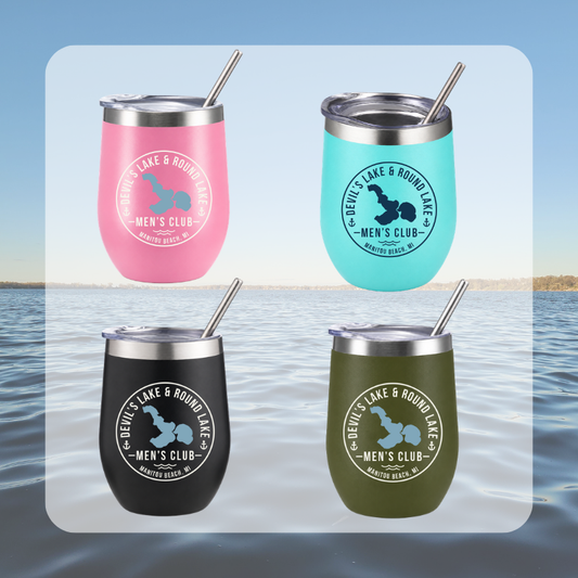 Devils Lake & Round Lake Men’s Club Wine Tumbler