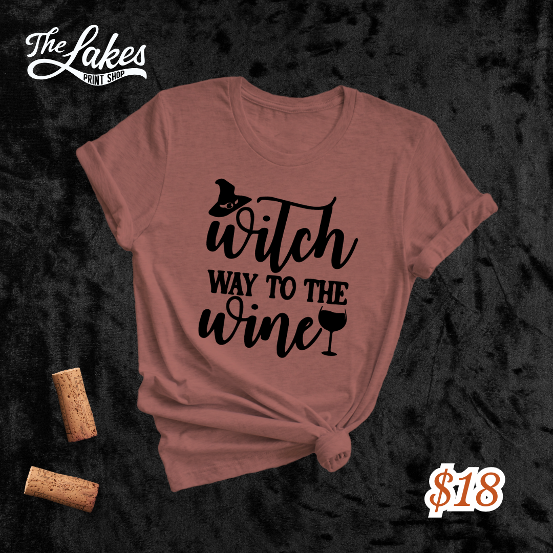 Witch Way to the Wine Soft Tee