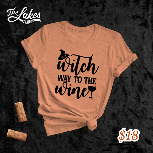 Witch Way to the Wine Soft Tee