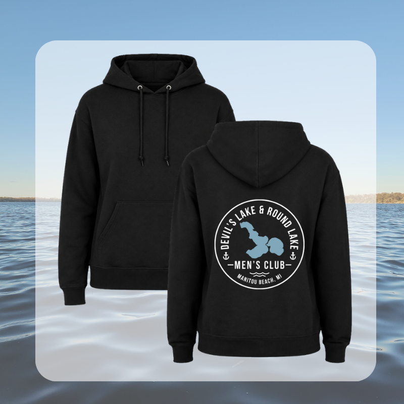 Devil’s Lake & Round Lake Men’s Club Classic Hoodie