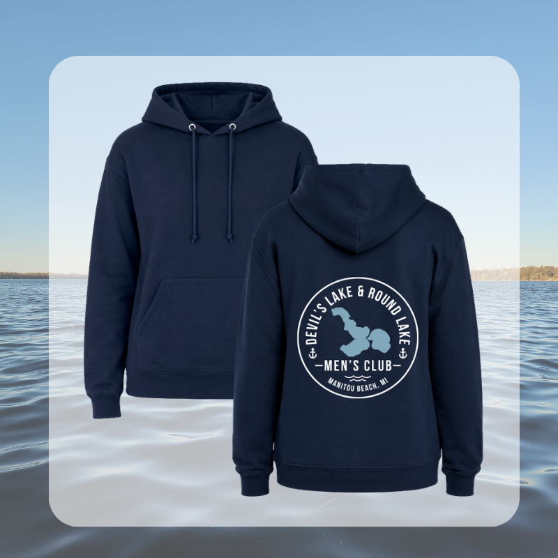 Devil’s Lake & Round Lake Men’s Club Classic Hoodie
