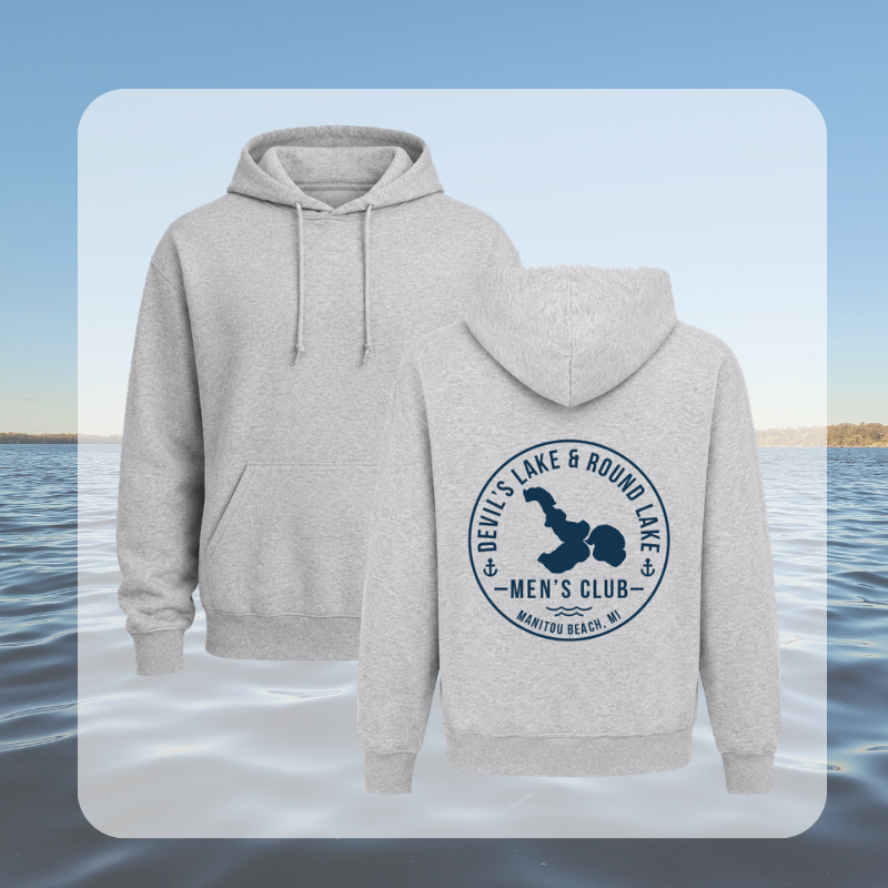 Devil’s Lake & Round Lake Men’s Club Classic Hoodie