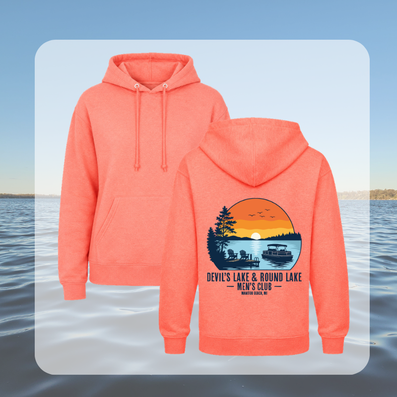 Devil’s Lake & Round Lake Men’s Club Tropical Hoodie