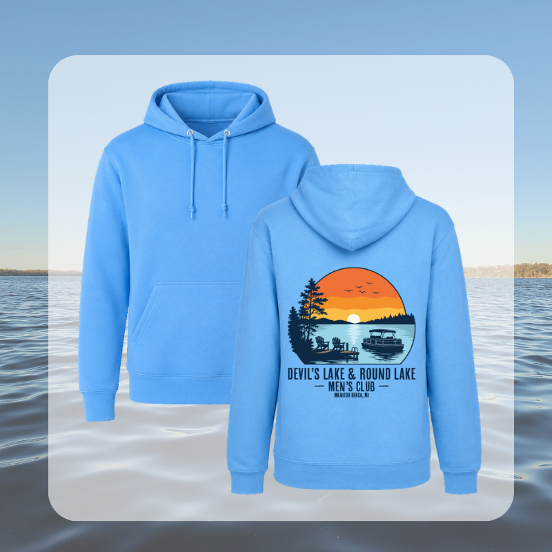 Devil’s Lake & Round Lake Men’s Club Tropical Hoodie