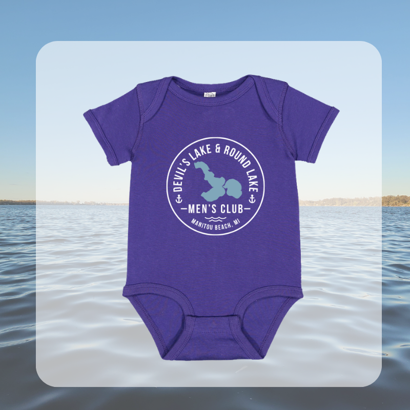 Devil’s Lake & Round Lake Men’s Club Classic Short Infant Onesie