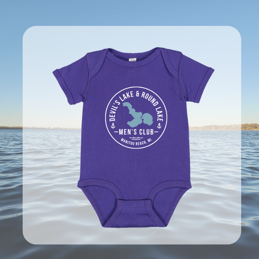 Devil’s Lake & Round Lake Men’s Club Classic Short Infant Onesie