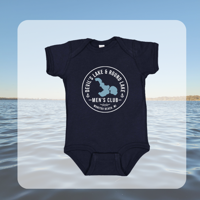 Devil’s Lake & Round Lake Men’s Club Classic Short Infant Onesie