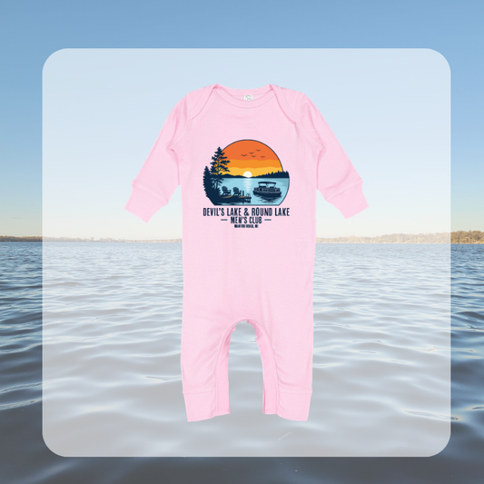 Devil’s Lake & Round Lake Men’s Club Classic Long Infant Onesie