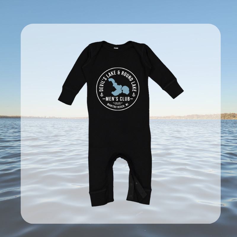 Devil’s Lake & Round Lake Men’s Club Classic Long Infant Onesie