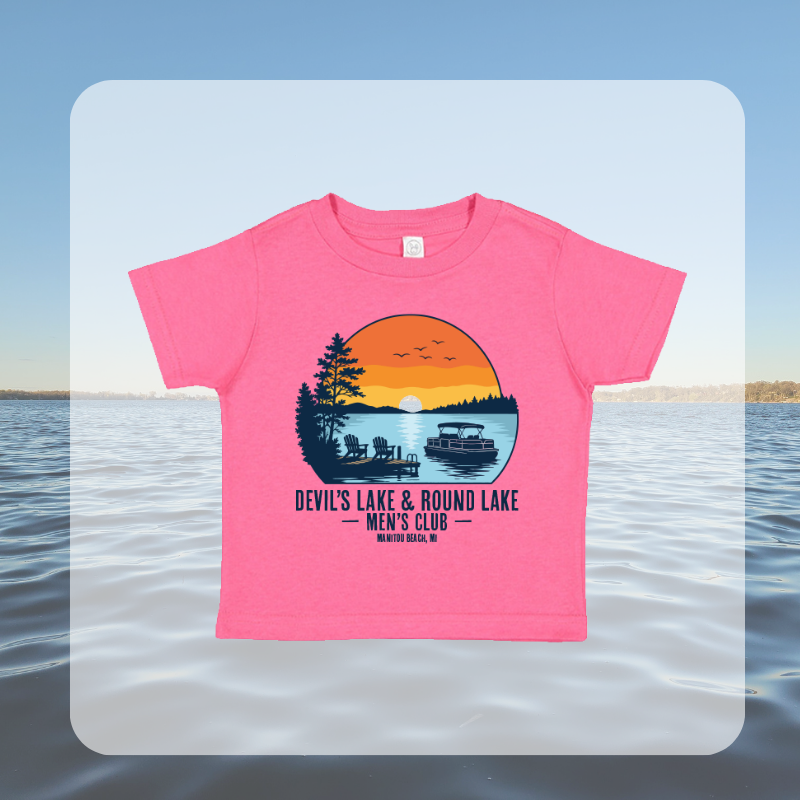 Devil’s Lake & Round Lake Men’s Club Tropical Toddler Tee