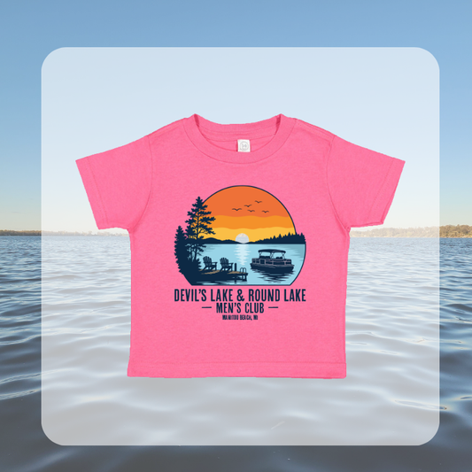 Devil’s Lake & Round Lake Men’s Club Tropical Toddler Tee