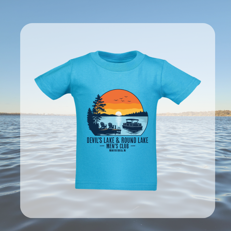 Devil’s Lake & Round Lake Men’s Club Tropical Toddler Tee