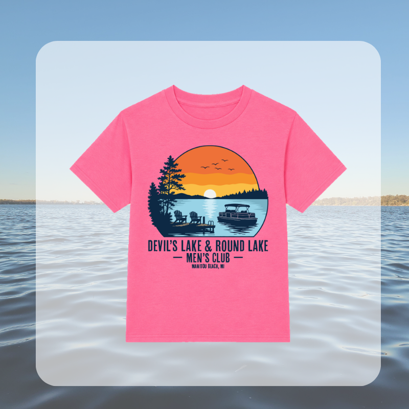Devil’s Lake & Round Lake Men’s Club Tropical Youth Tee