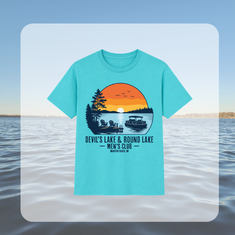 Devil’s Lake & Round Lake Men’s Club Tropical Youth Tee