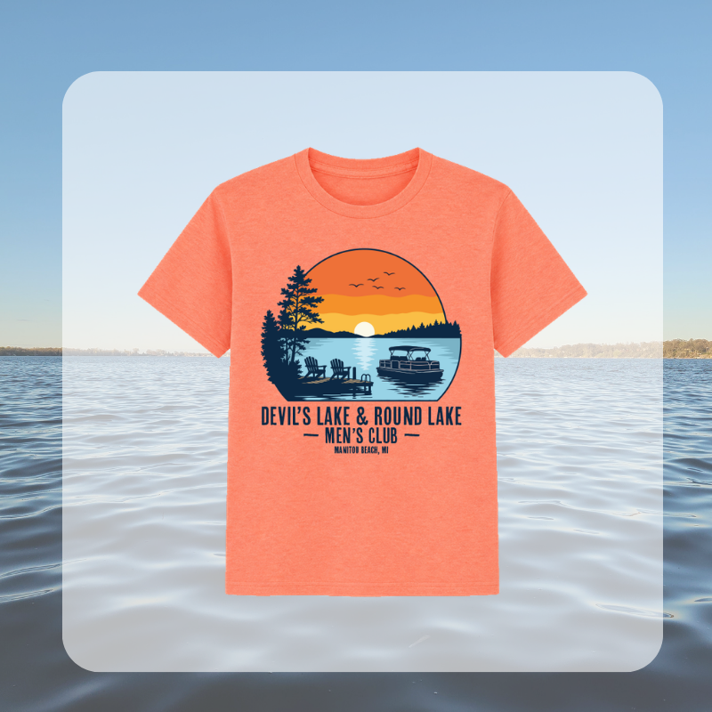 Devil’s Lake & Round Lake Men’s Club Tropical Youth Tee