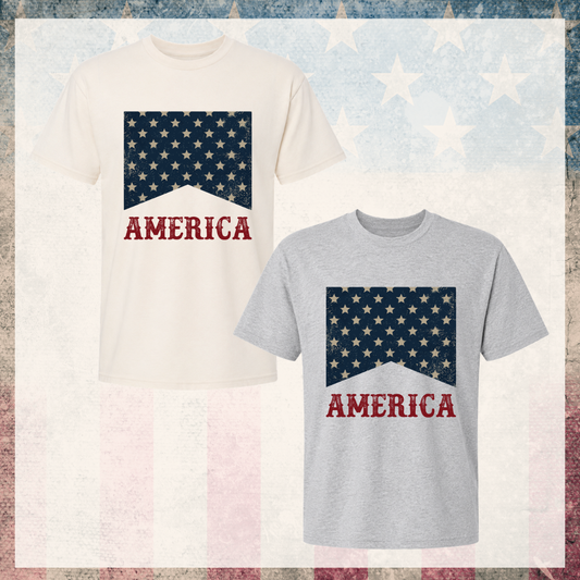 America Flag Tee