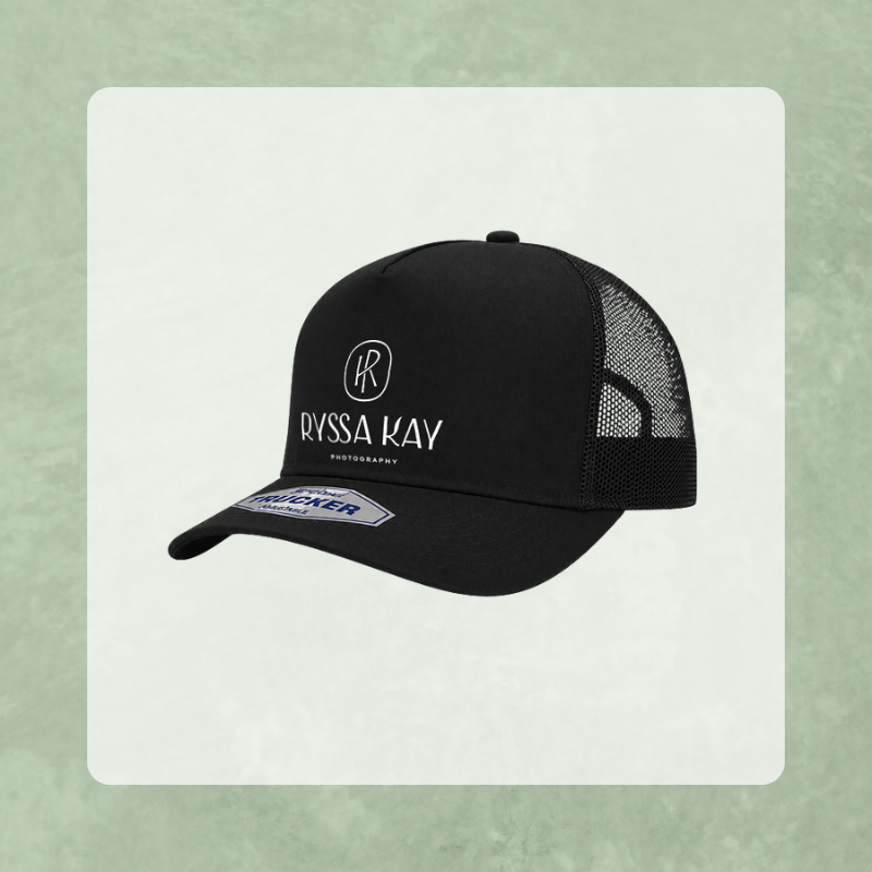 Ryssa Kay Photography Black Trucker Hat