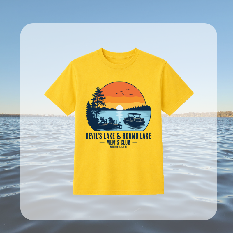 Devil’s Lake & Round Lake Men’s Club Tropical Youth Tee
