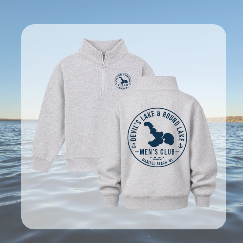 Devil’s Lake & Round Lake Men’s Club Youth 3/4 Zip Up