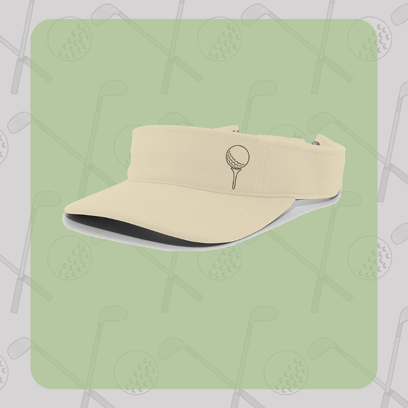 Golf Ball & Tee Visor