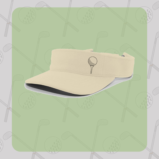 Golf Ball & Tee Visor