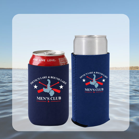 Devil’s Lake & Round Lake Men’s Club 4th of July Koozies